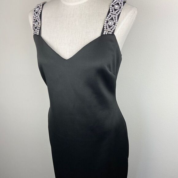 Ted Baker Embellished Strap Bodycon Dress - Picture 3 of 8